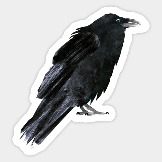 Raven Sticker by Babban Gaelg